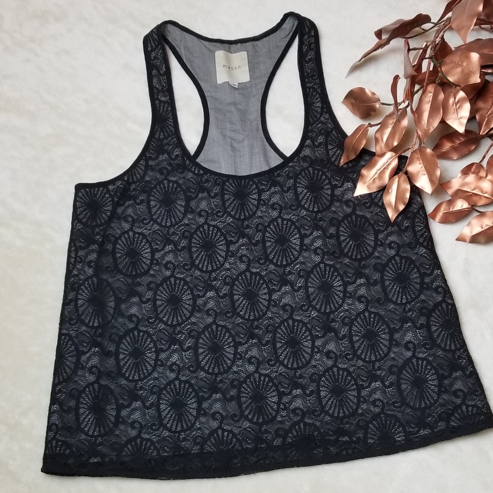 Mason Lace Tank